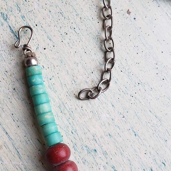 Aztec statement Necklace - Picture 4 of 8